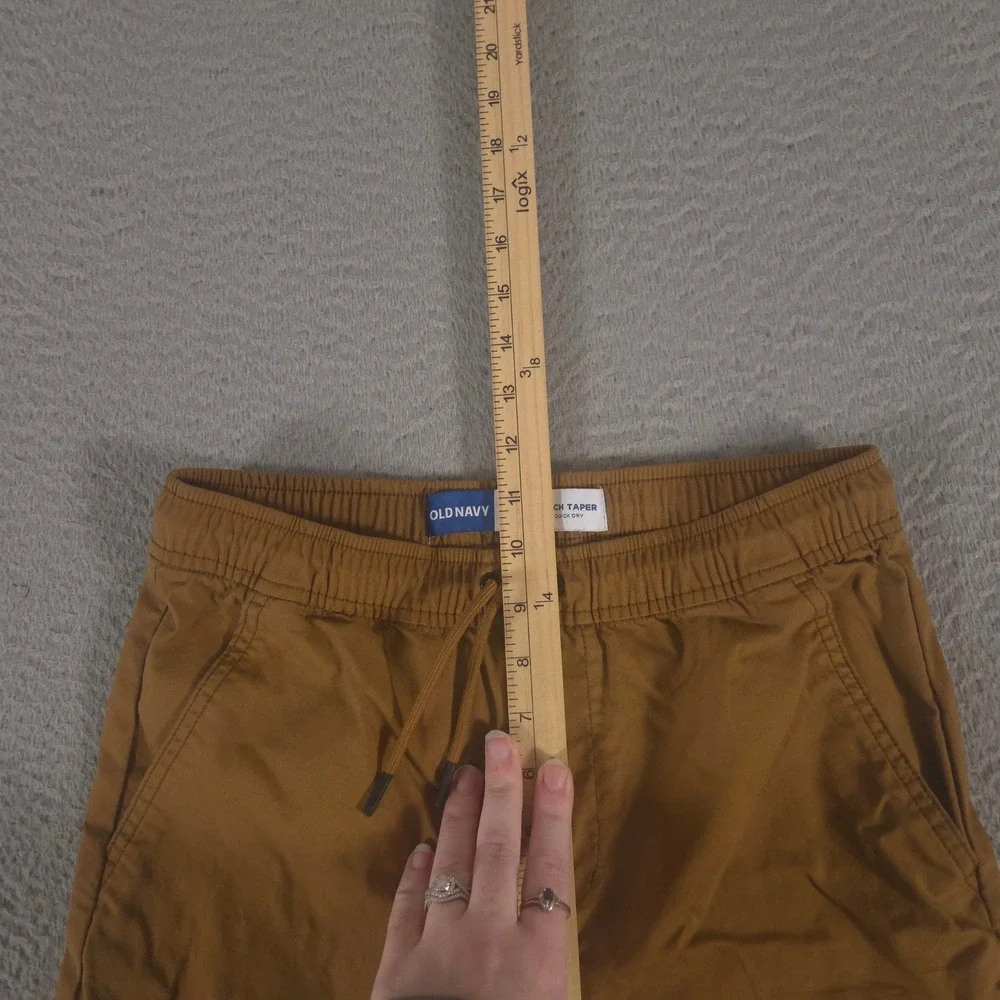 Old Navy Pants Boys XL Brown Built-In Flex Tapered Tech Quick Dry Stretch Chinos